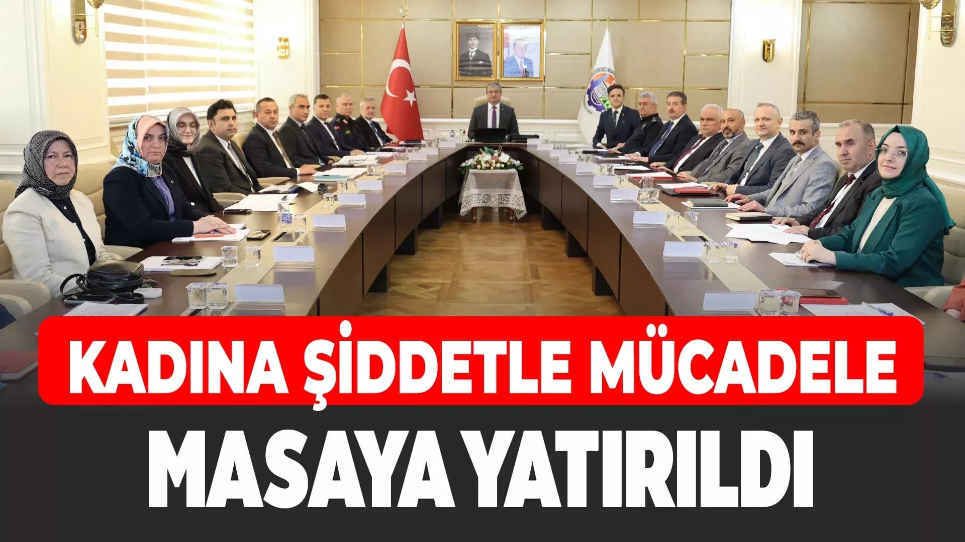 Karabük'te Kadına Yönelik Şiddetle Mücadele Toplantısı