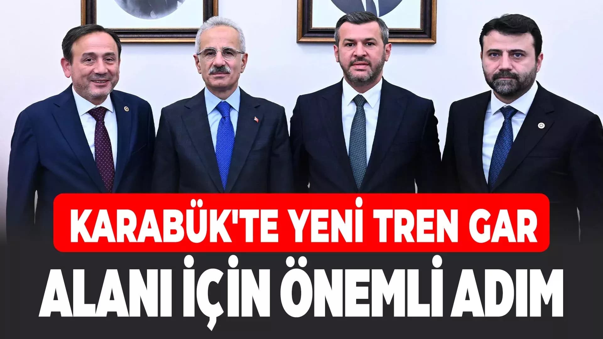 Karabük’te gar sahasının taşınması için ilk adım atıldı