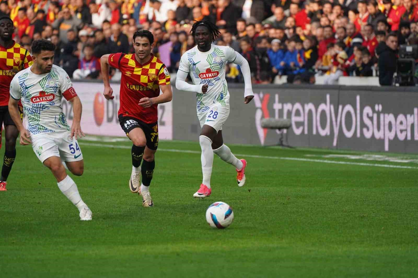 Çaykur Rizespor ile Göztepe 14. randevuda