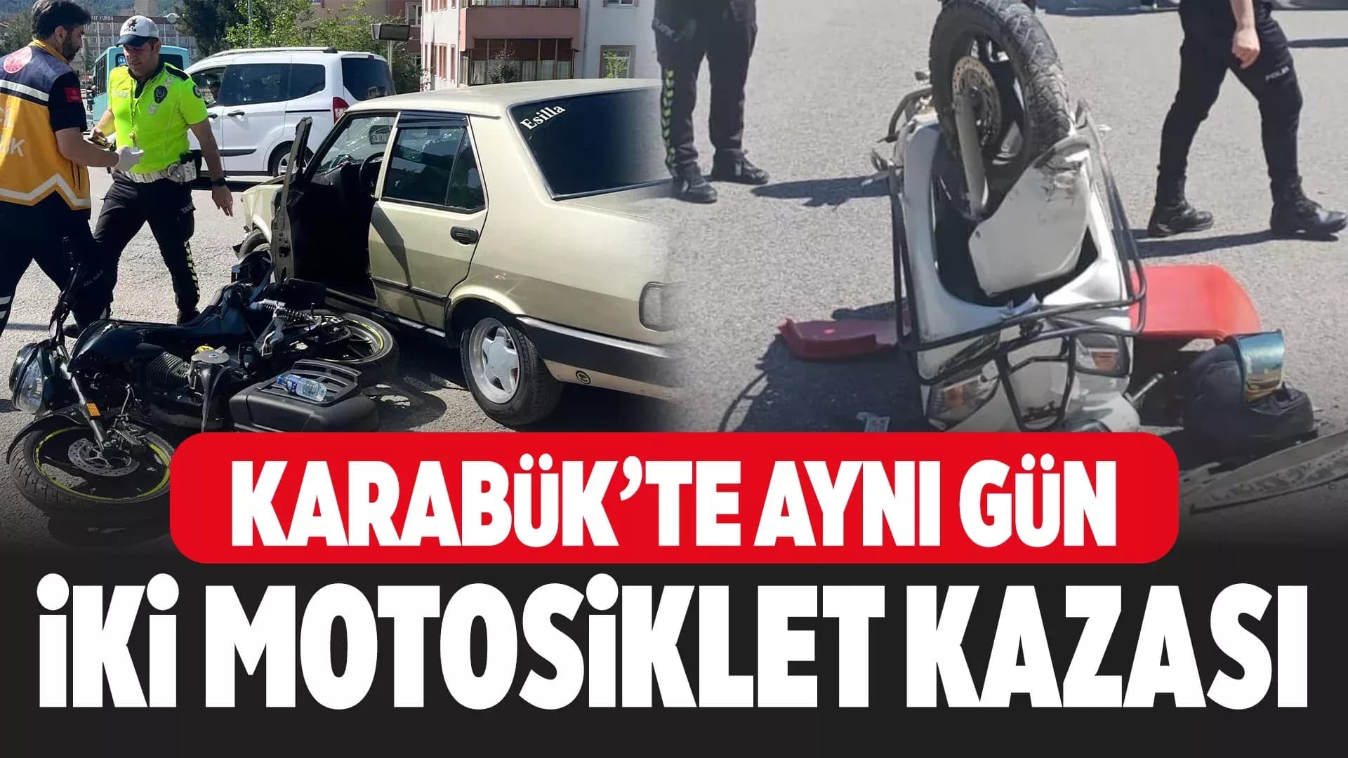 Karabük’te Trafik Kazalarında 2 Kişi Yaralandı