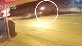 Samsun’da 2 kişinin yaralandığı kaza kamerada