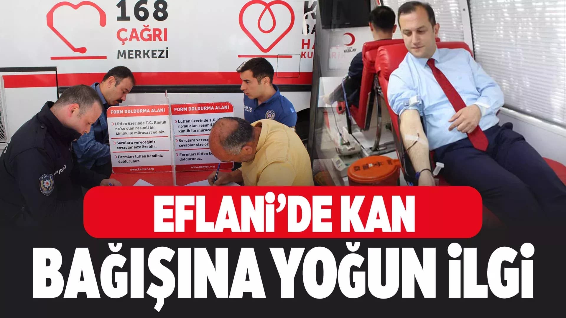 Eflani'de Kan Bağışı Kampanyası Düzenlendi