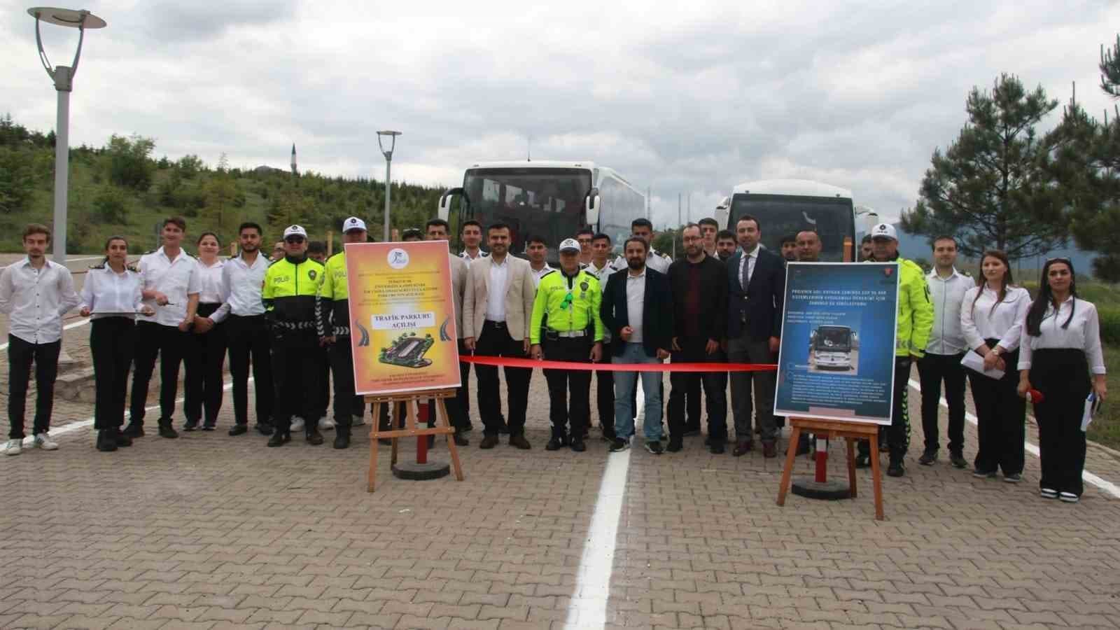 KBÜ’de uygulamalı sürüş eğitim parkuru açıldı