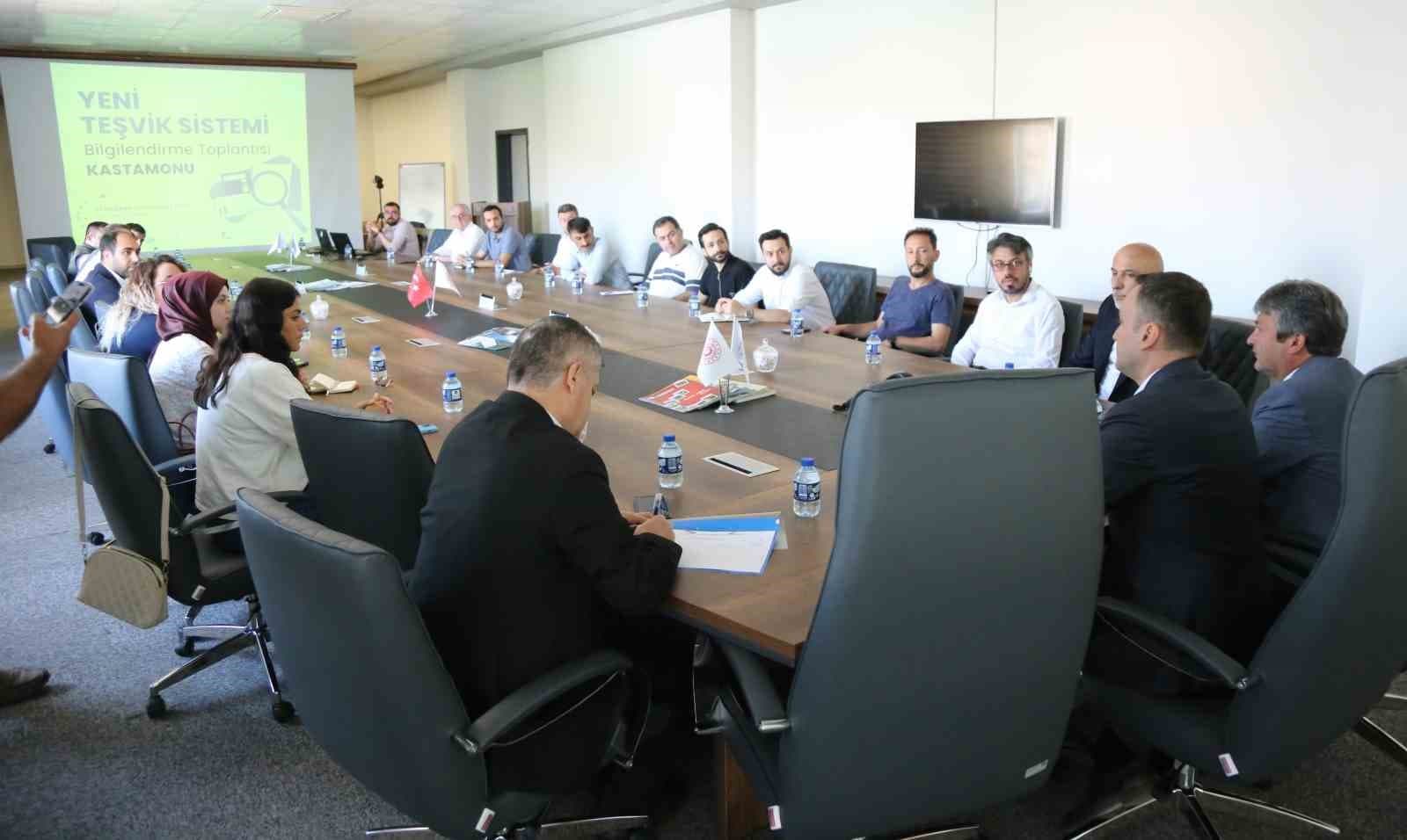 Kastamonu’da yatırımcılara, Yeni Teşvik Sistemi anlatıldı