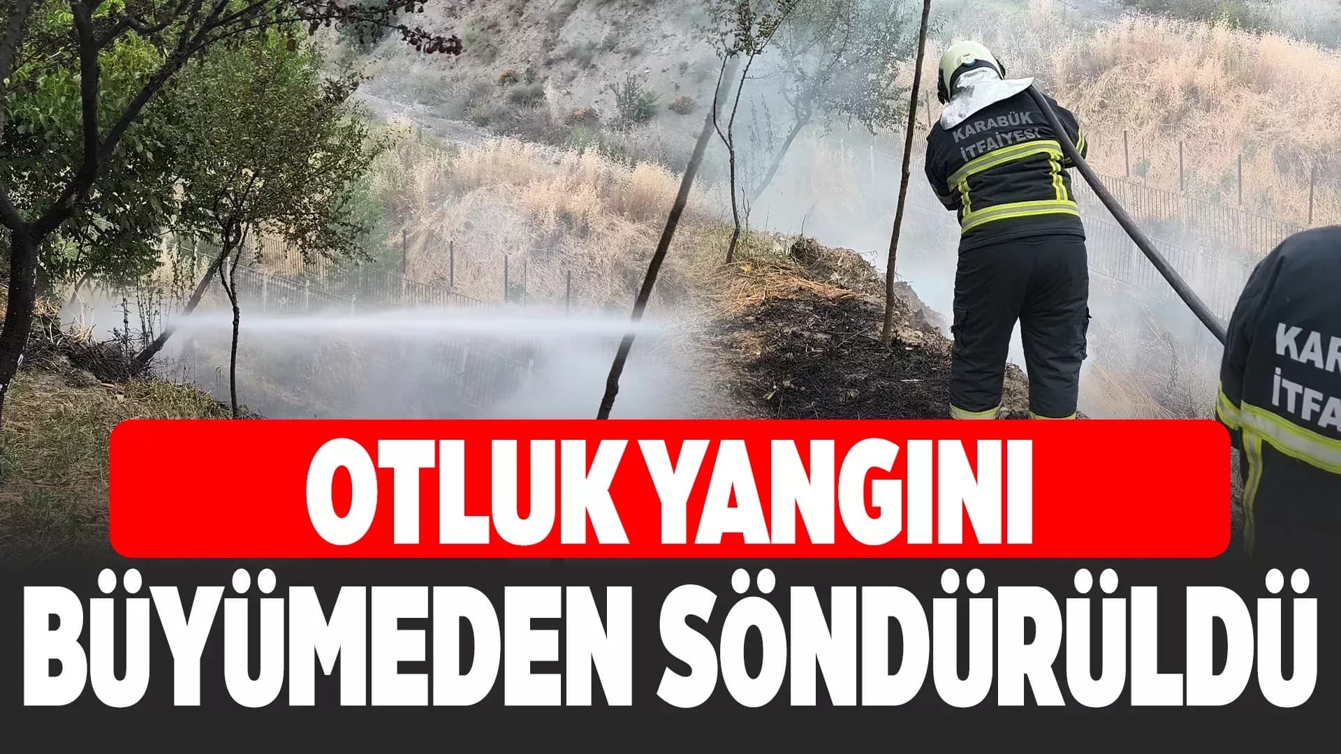 Karabük'te Yangın Büyümeden Söndürüldü
