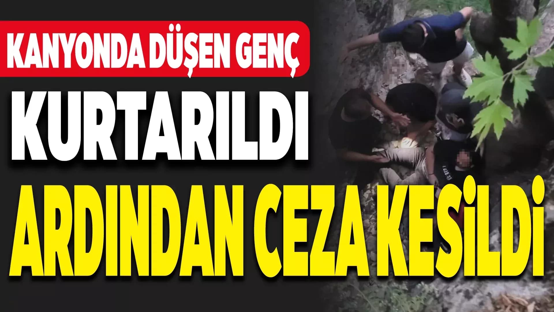 Safranbolu'da kanyonda yaptıkları piknik pahalıya patladı