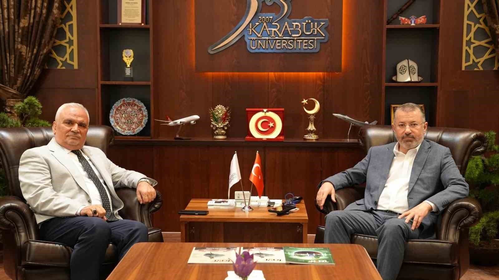 Karabük İl Müftüsü Erhun’dan Rektör Kırışık’a ziyaret