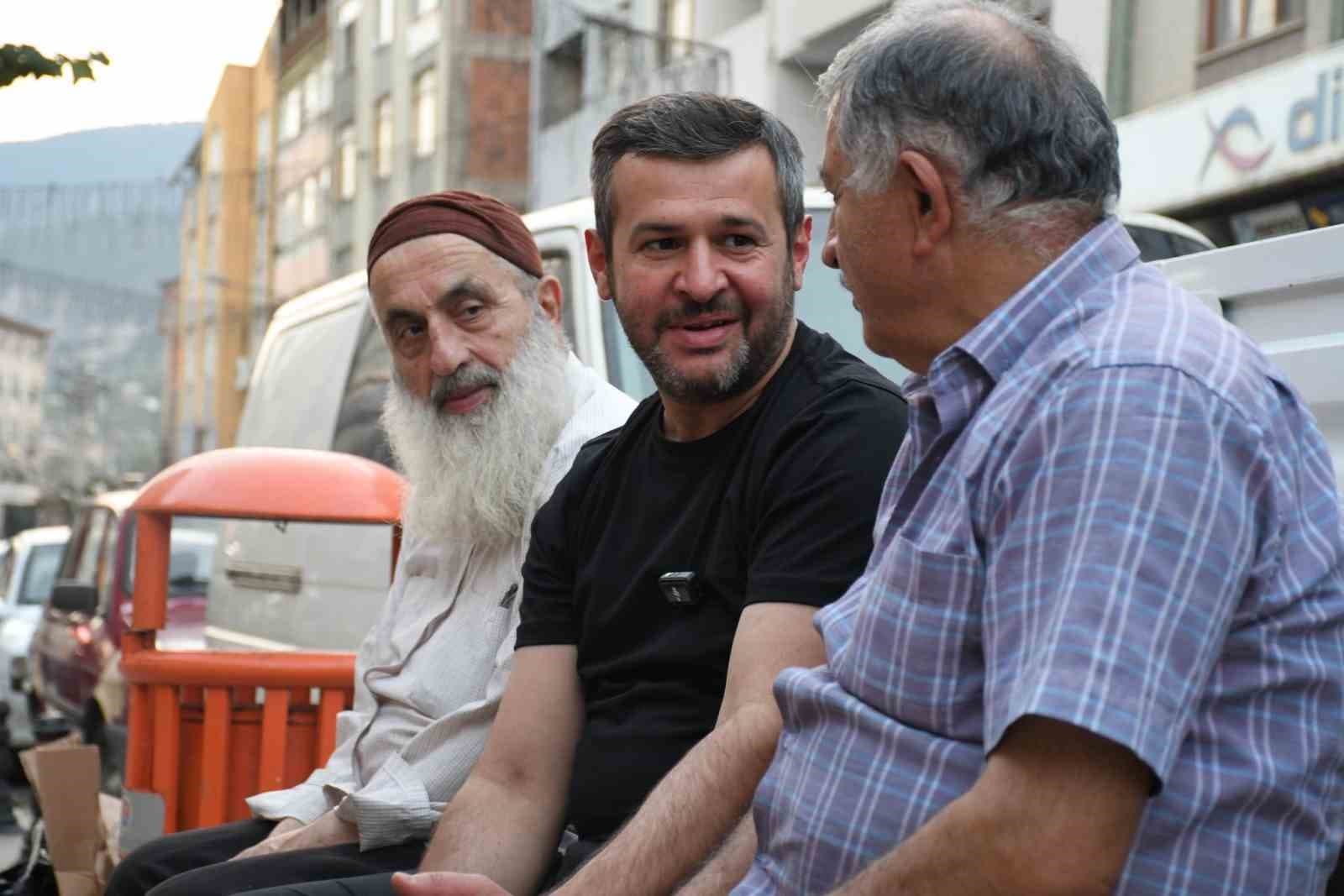 Başkan Çetinkaya esnaf ve vatandaşlarla bir araya geldi