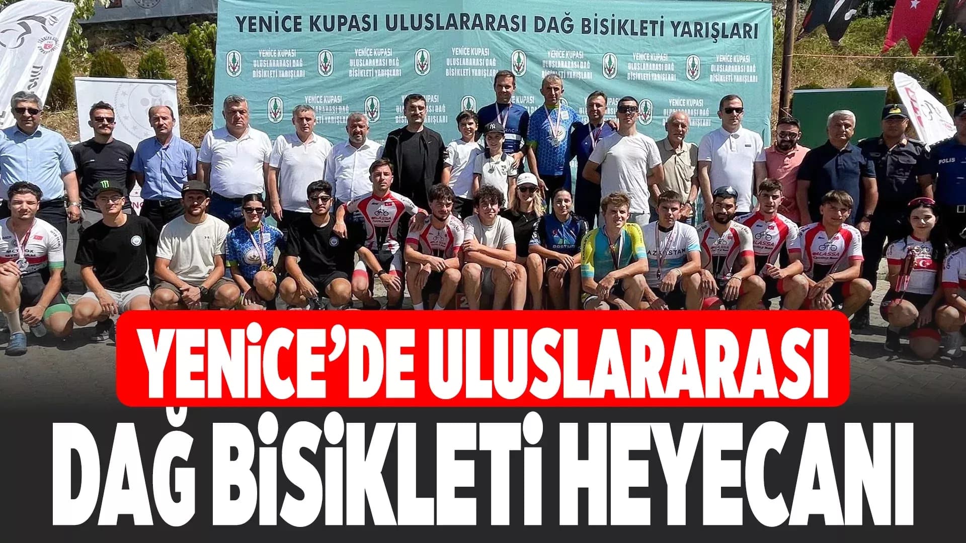 15. Uluslararası Yenice Kupası Dağ Bisikleti Yarışları Yapıldı