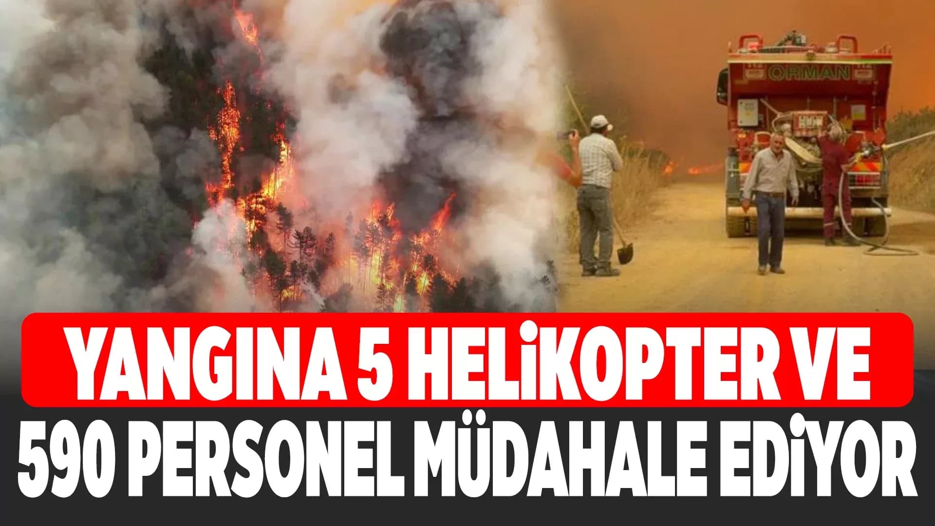 Karabük'te Yangın Kabusu Geri Döndü