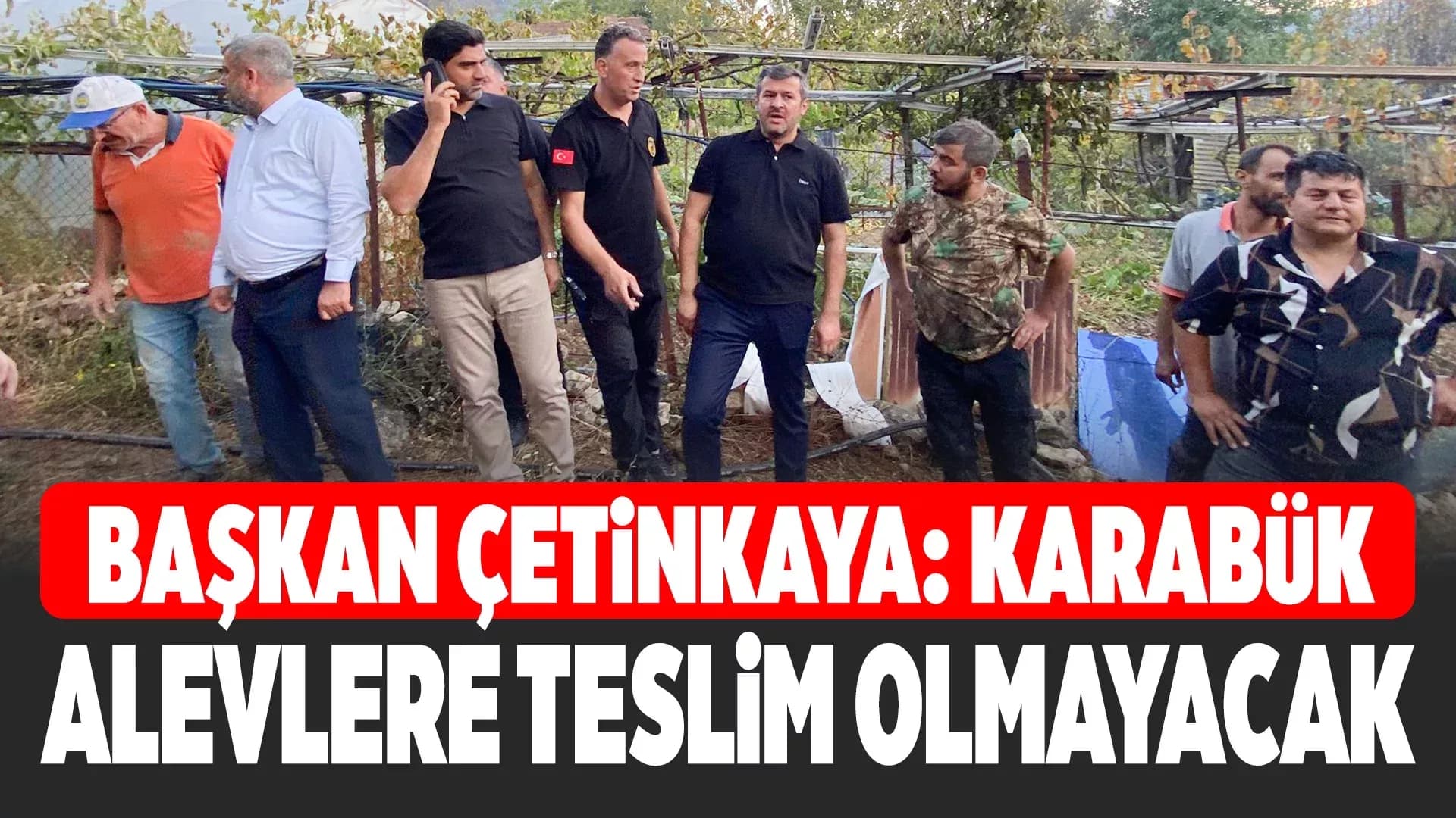 Karabük Belediyesinden Yangın Bölgesine Gıda Desteği