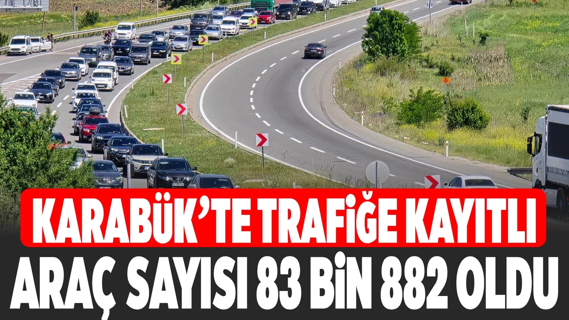 Karabük'te trafiğe kayıtlı araç sayısı 83 bin 882 oldu