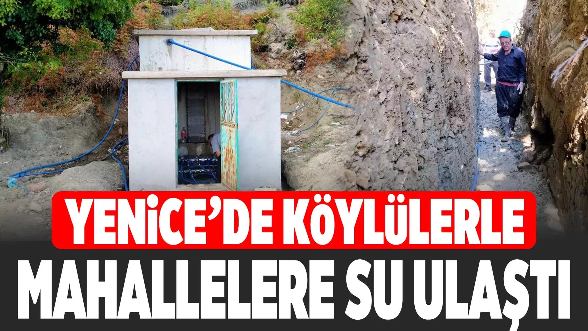 Muhtar Ve Köylülerin Desteğiyle İki Mahalle Suyuna Kavuştu