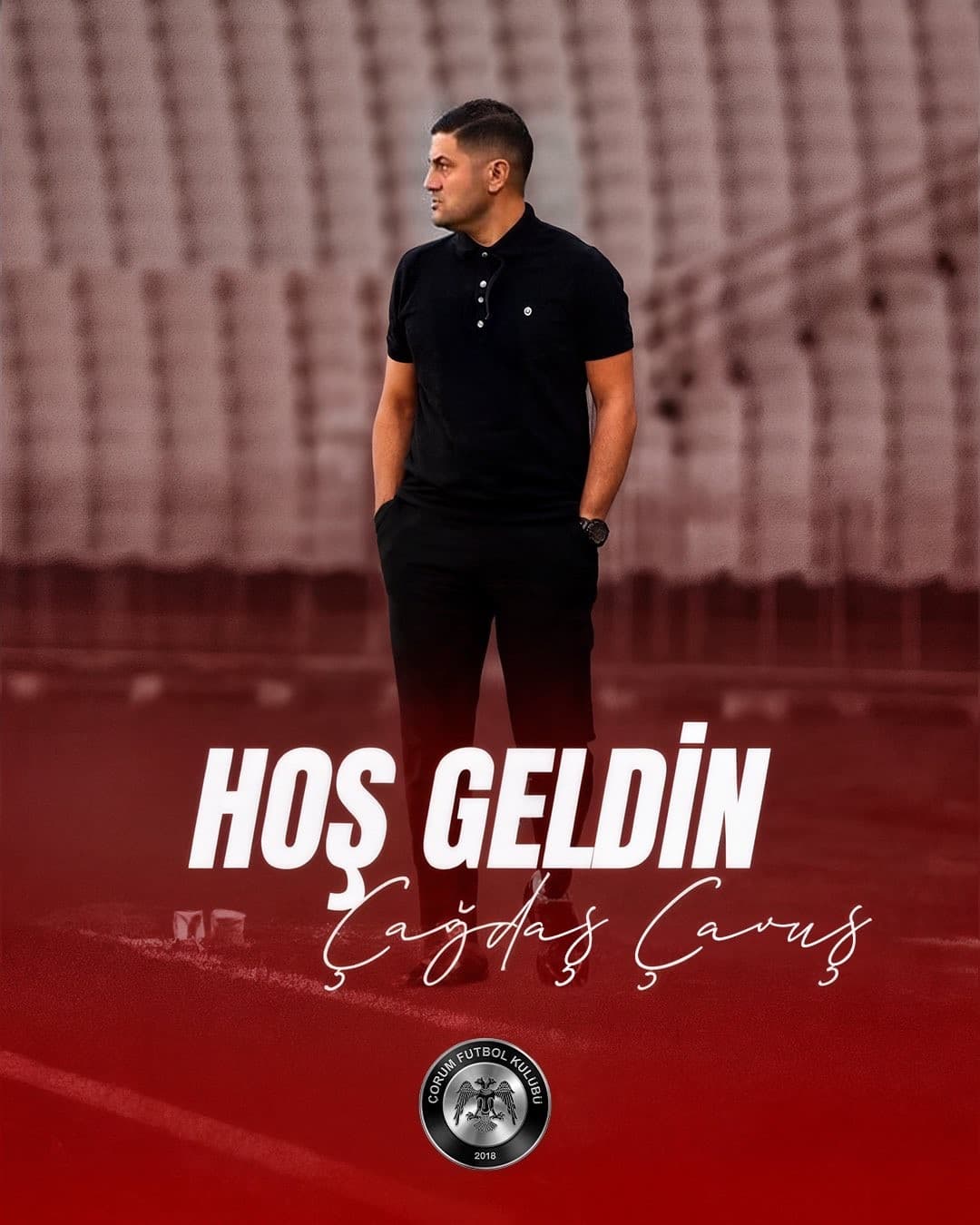 Çorum FK’nin yeni teknik direktörü Çağdaş Çavuş oldu