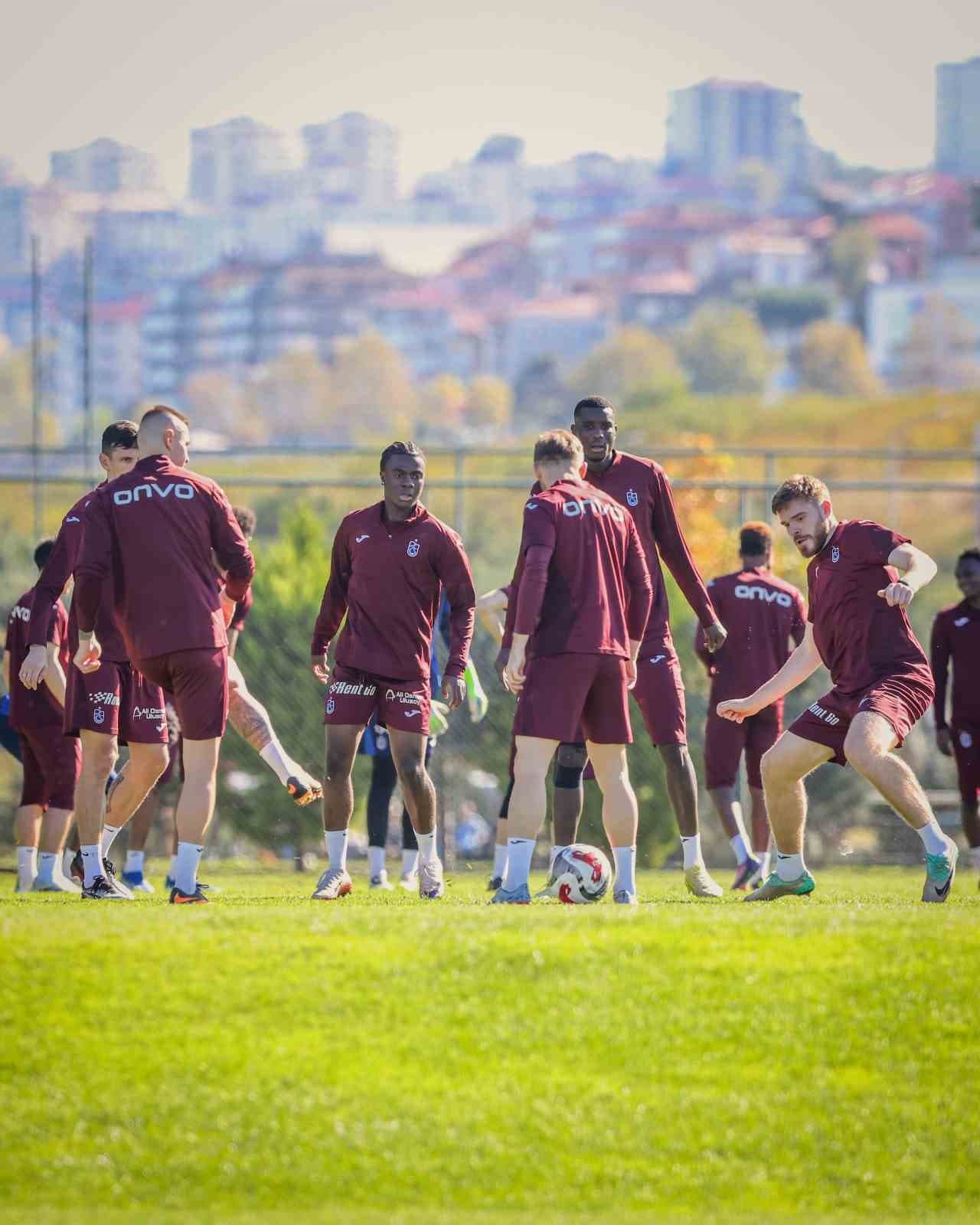 Trabzonspor, Galatasaray maçının hazırlıklarını tamamladı
