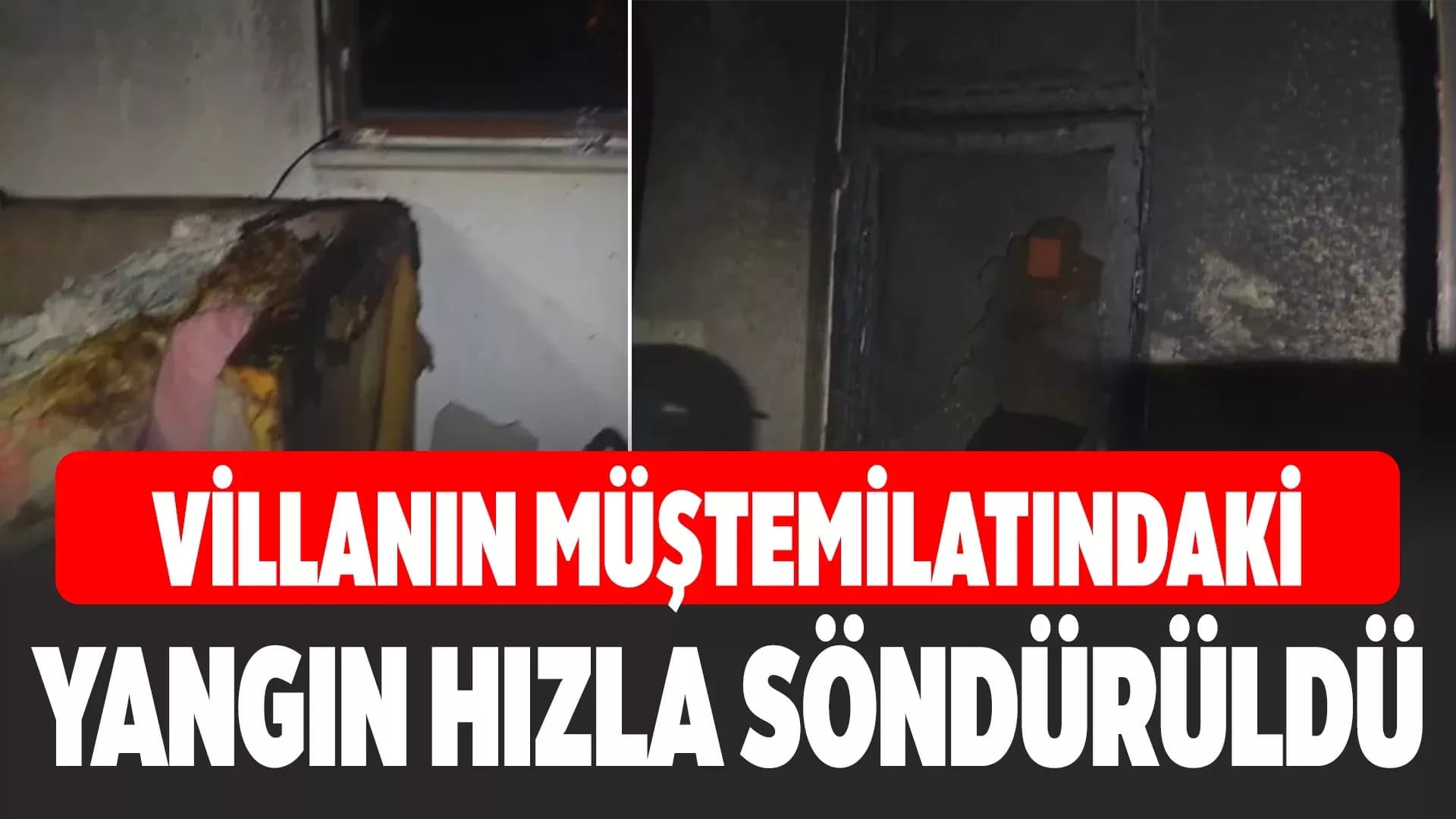 Safranbolu'da Villanın Müştemilatında Çıkan Yangın Söndürüldü