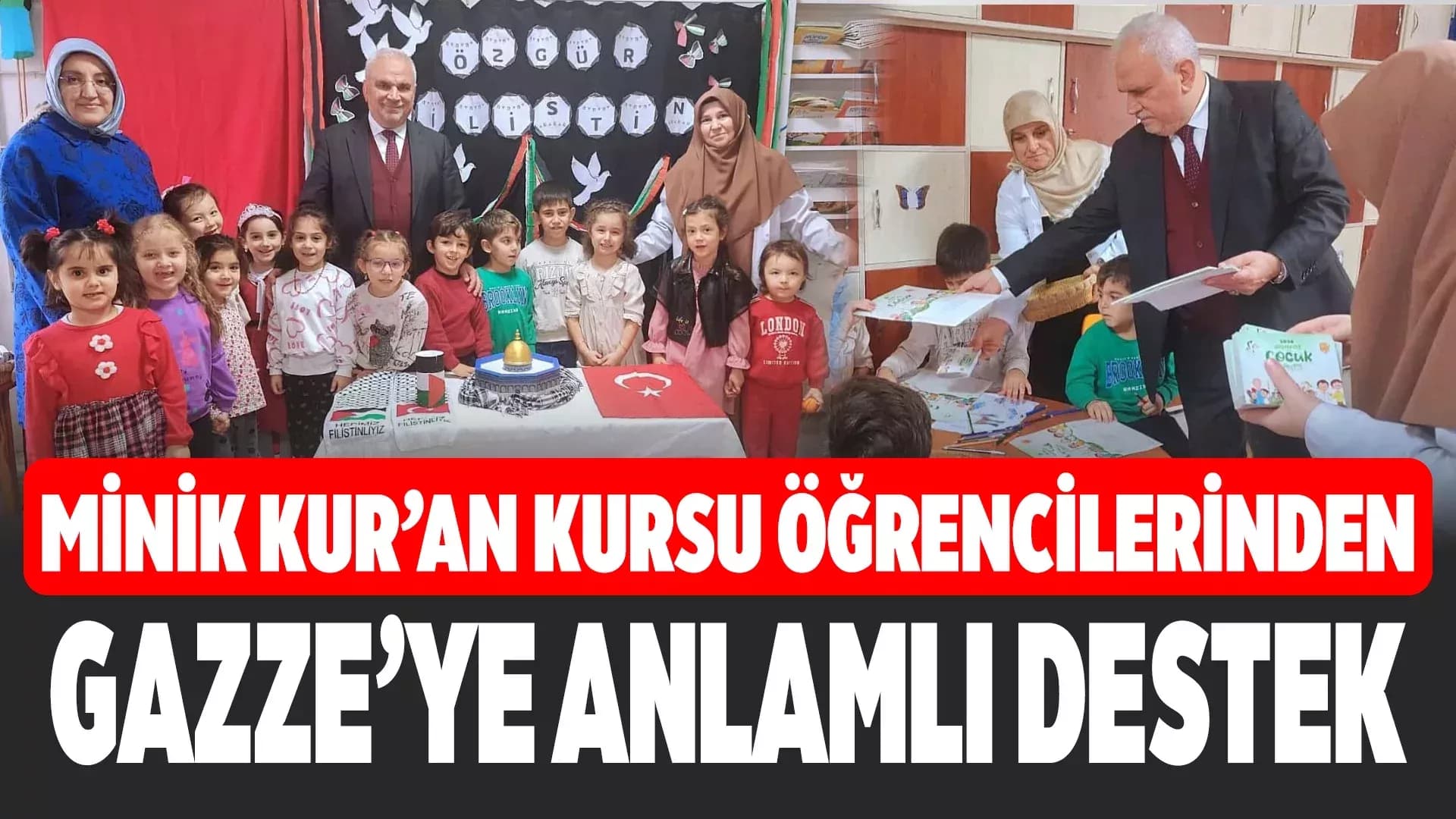 Minik Gönüllerden Gazze’ye Anlamlı Destek