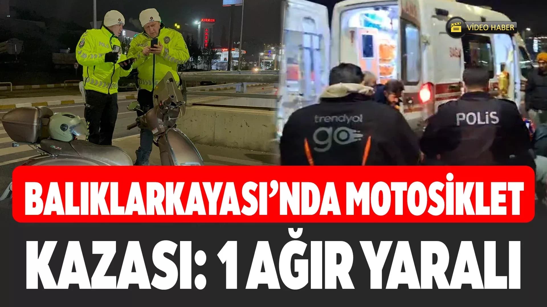 Karabük'te Devrilen Motosikletin Sürücüsü Ağır Yaralandı