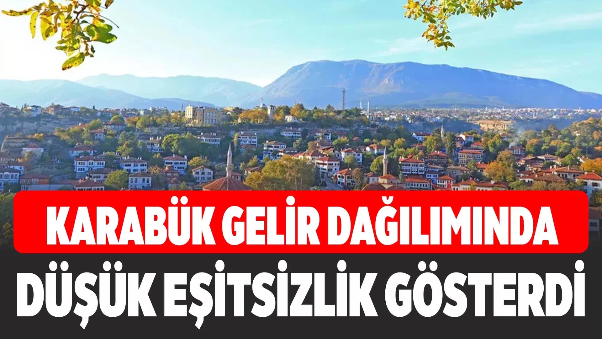 TÜİK 2025 Gelir Dağılımı Verileri: Karabük Görece Dengeli Bölgeler Arasında