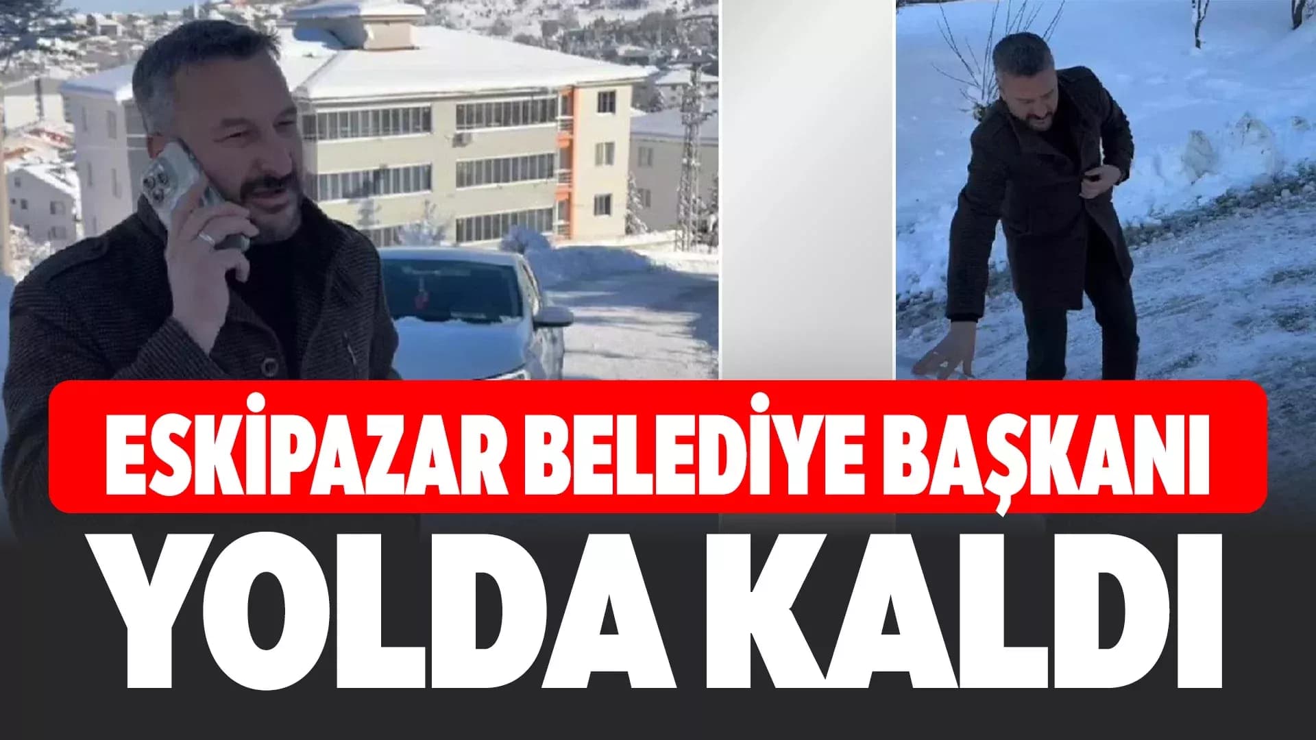 Başkan Cıva Yolda Kaldı Kendini Eleştirdi