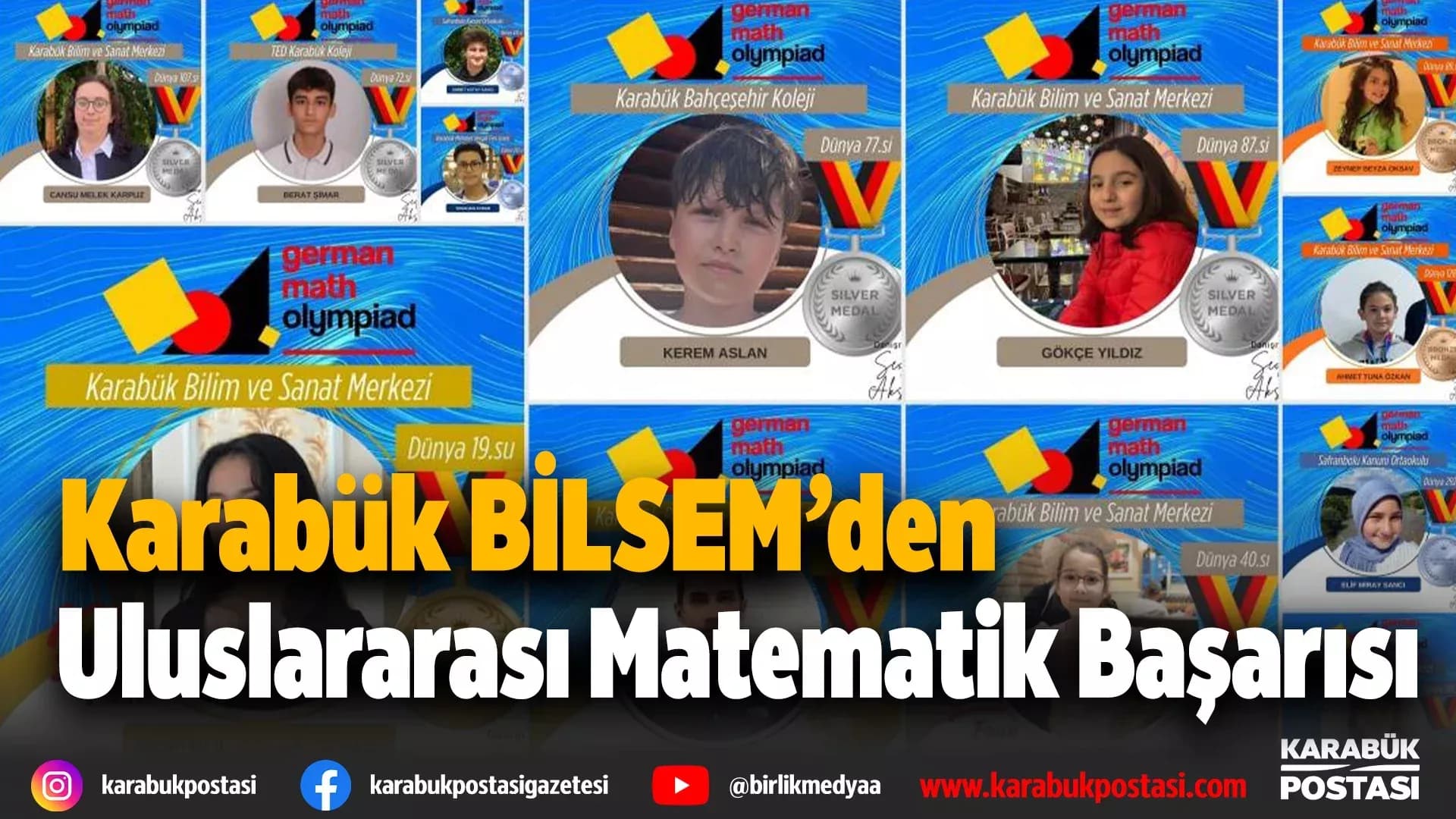 Karabüklü Gençlerden Dünya Çapında Matematik Zaferi