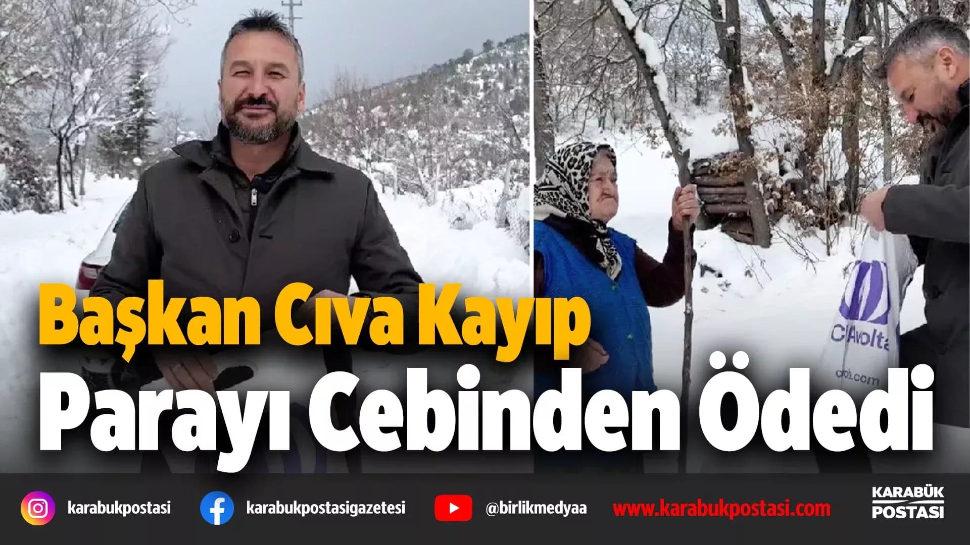 Başkan Cıva Kaybolan Emanetin Parasını Cebinden Ödedi