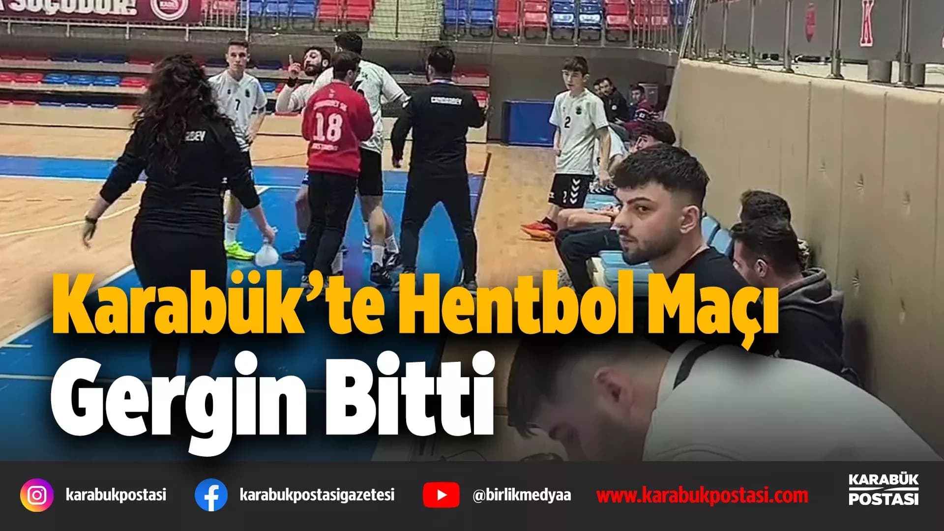 Karabük'te hakeme saldırmaya çalıştı sahadan güvenlikle çıkartıldı