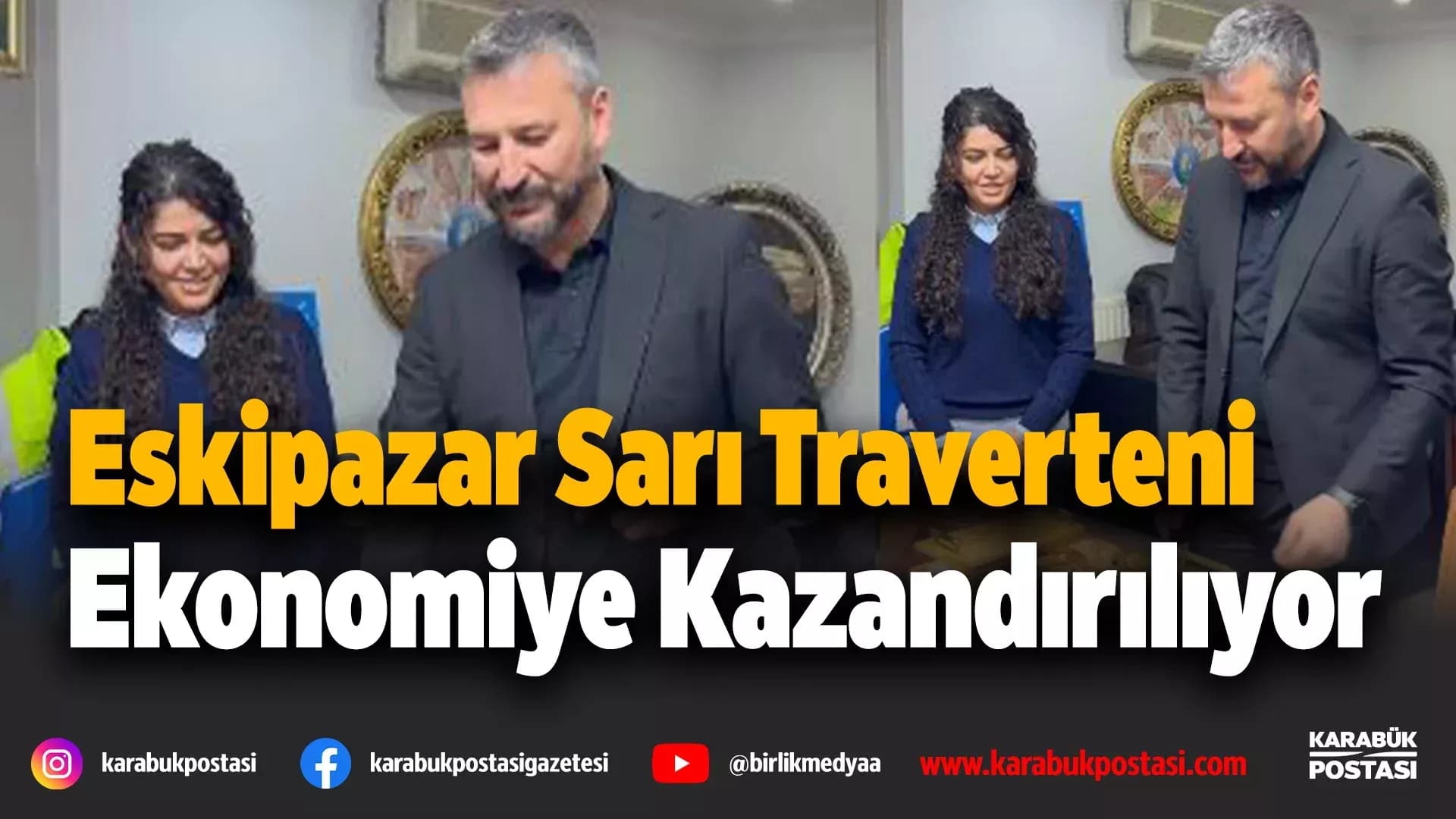 Eskipazar Sarı Traverten Taşı Satışa Sunulacak