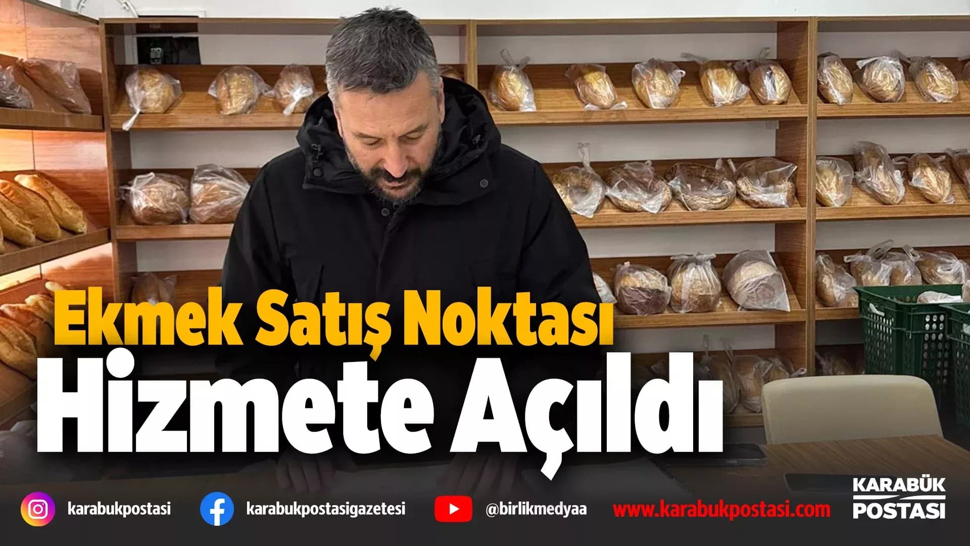 Eskipazar’da Ekmek Satış Noktası Hizmete Açıldı