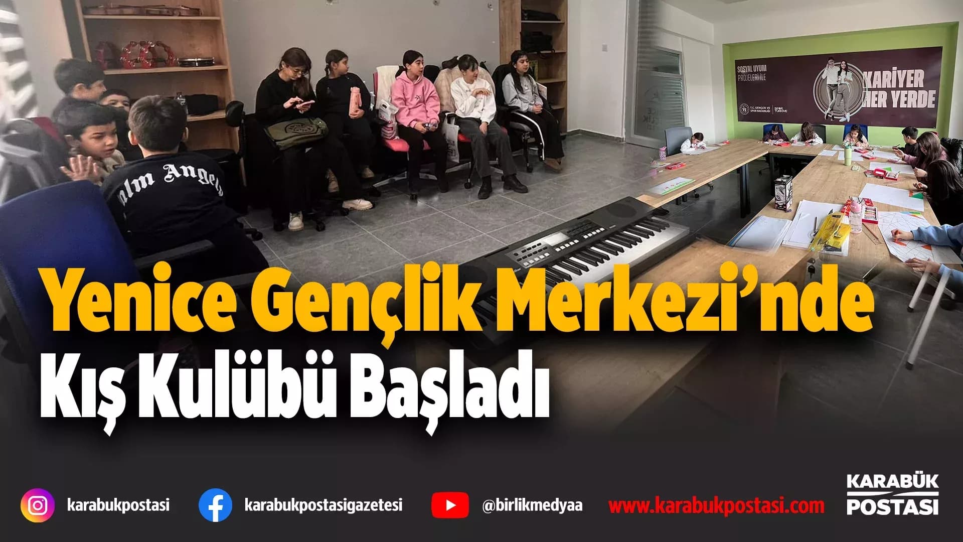 Yenice Gençlik Merkezi Kış Kulübü faaliyetleri başladı
