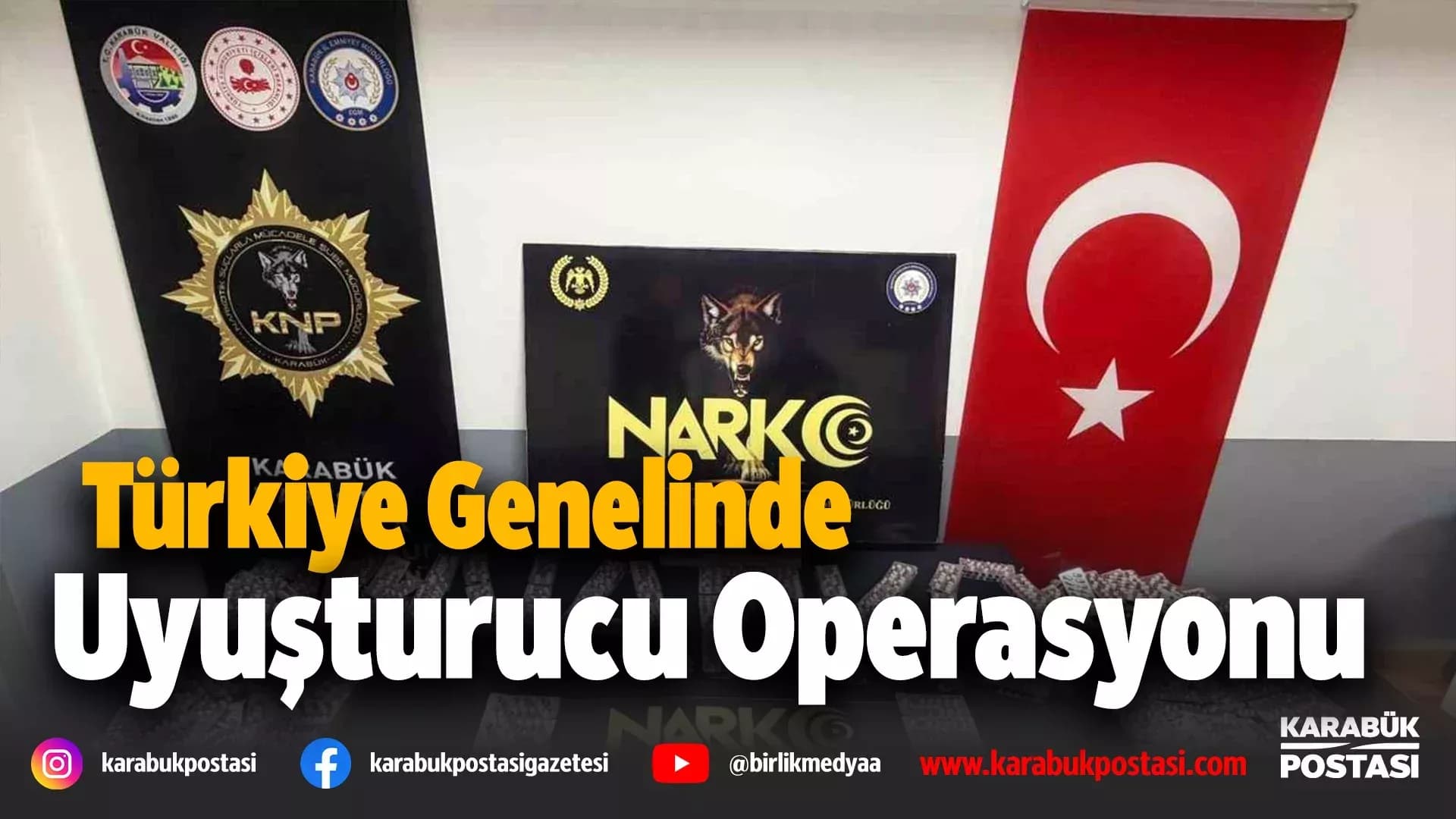 Karabük dahil 23 ilde 6 milyon adet uyuşturucu hap ele geçirildi
