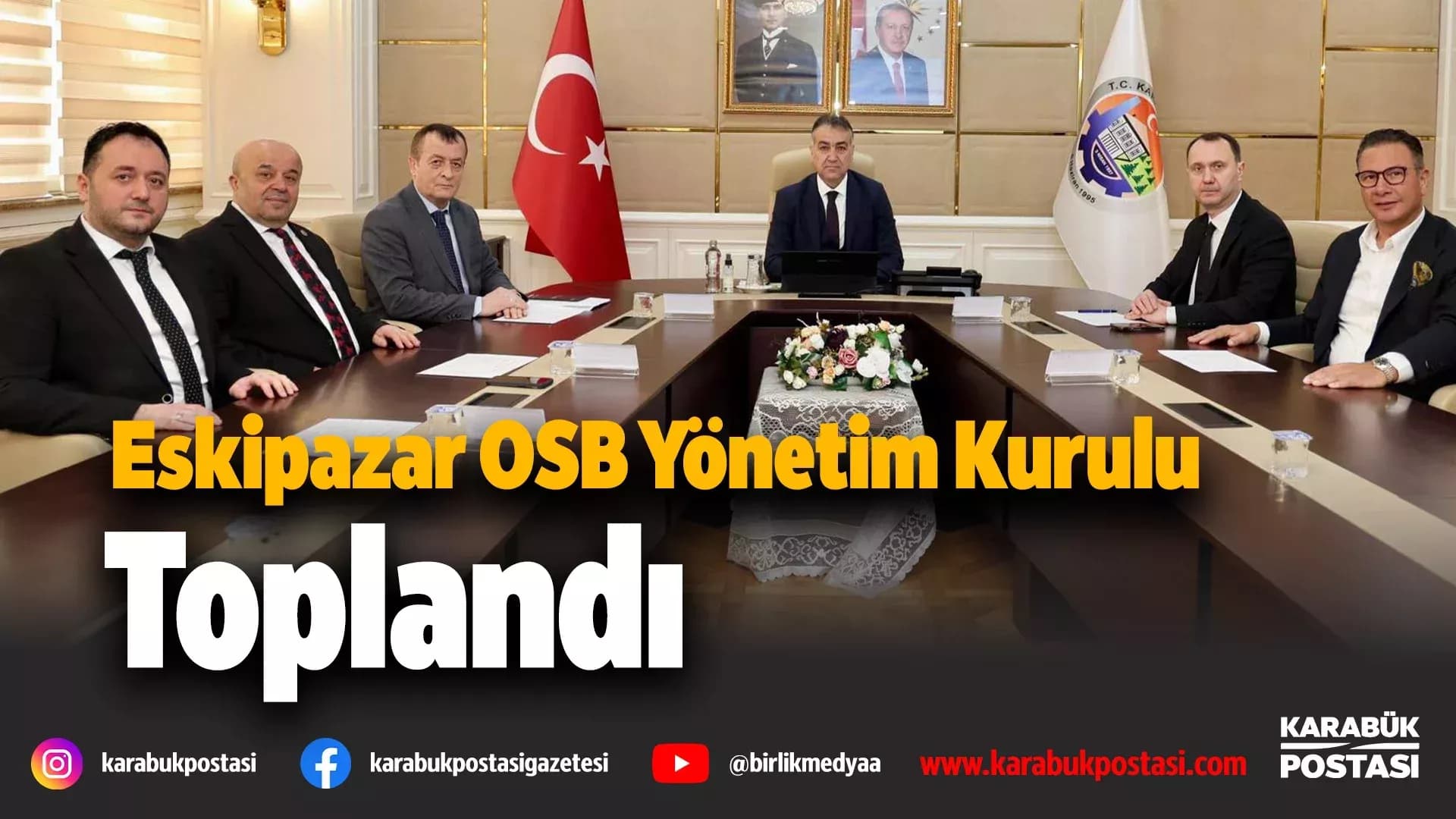 Eskipazar OSB Yönetim Kurulu toplantısı yapıldı