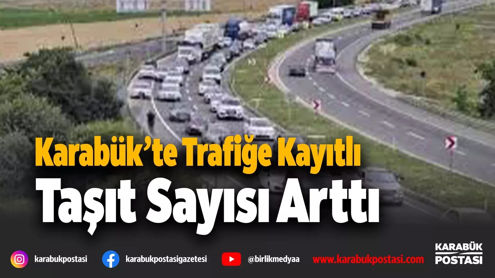 Karabük’te trafiğe kayıtlı araç sayısı 85 bin 954 oldu