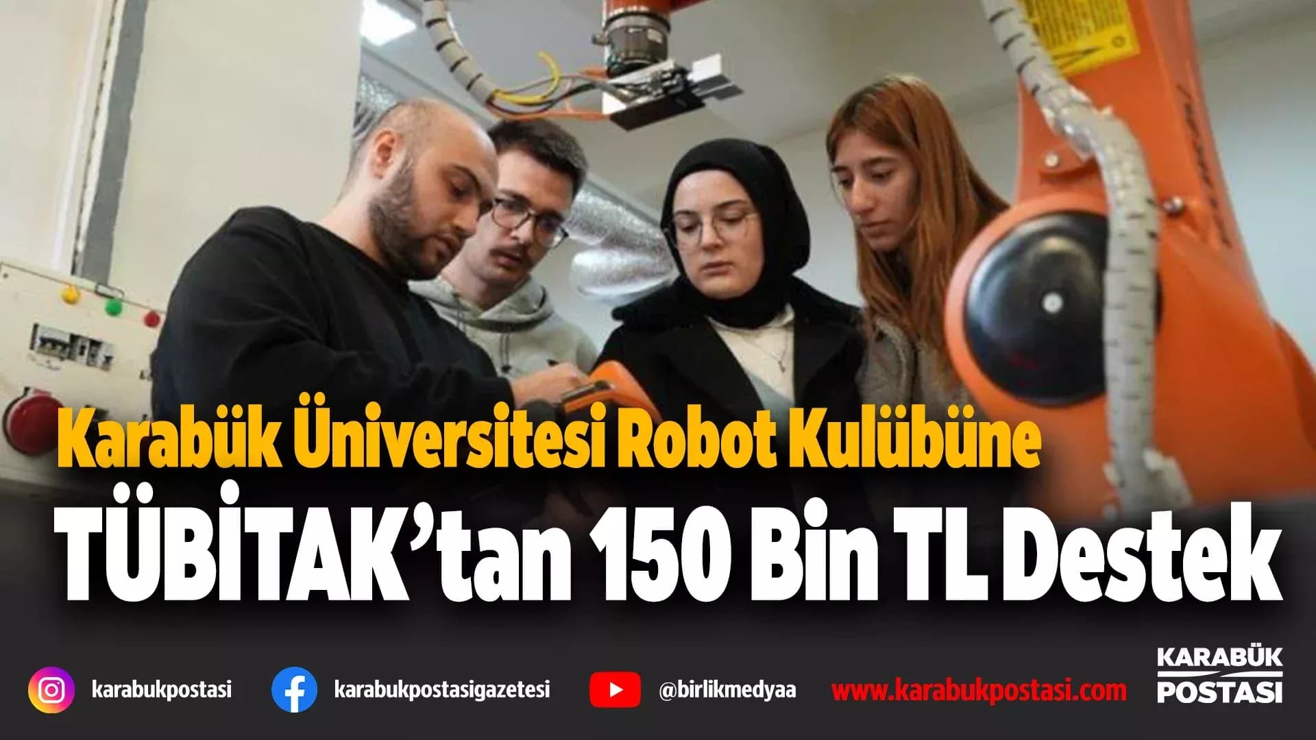 KBÜ'de yapay zeka destekli robot projelerine TÜBİTAK desteği