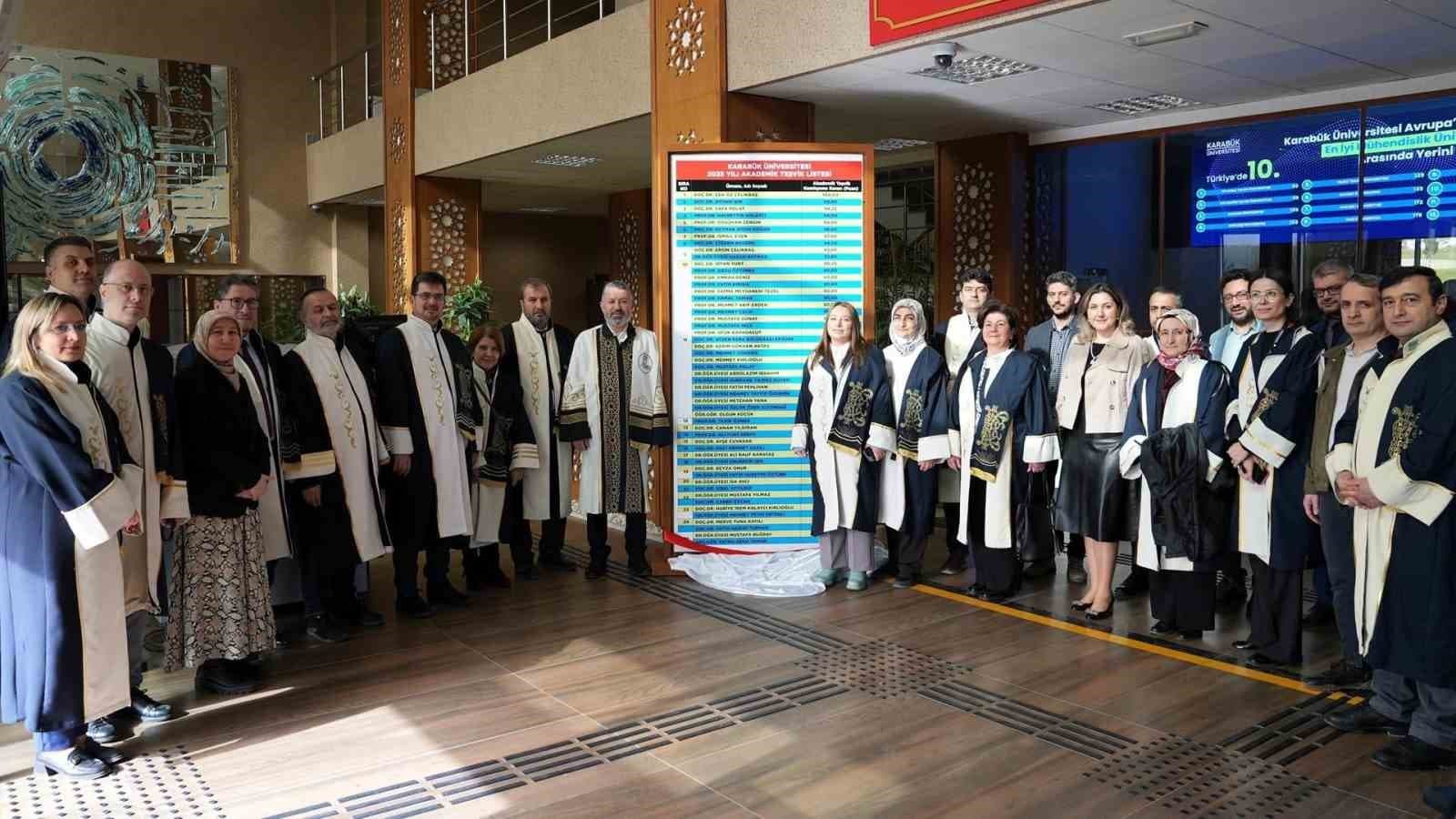 KBÜ’de 2025 Akademik Teşvik Listesi açıklandı