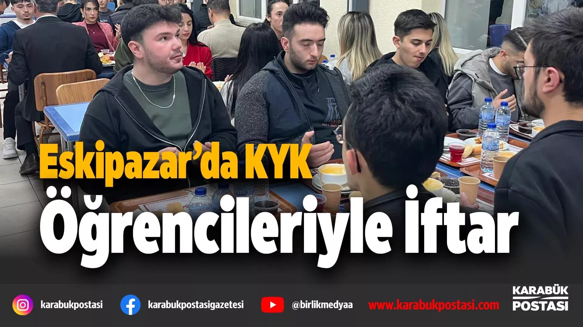 Kaymakam Ustaoğlu öğrencilerle iftarda buluştu