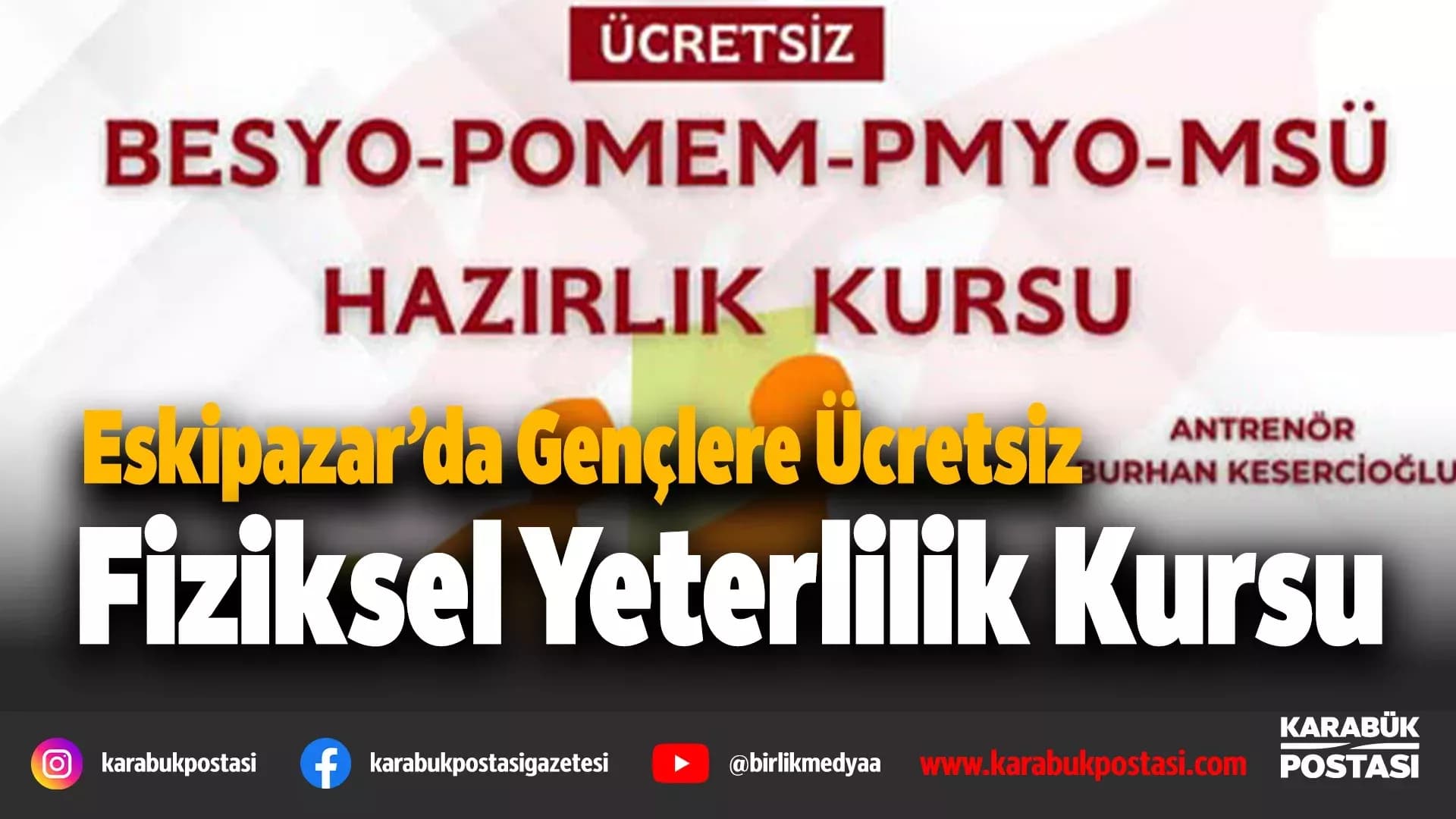 Gençlere Ücretsiz POMEM, PMYO, MSÜ ve BESYO kursu