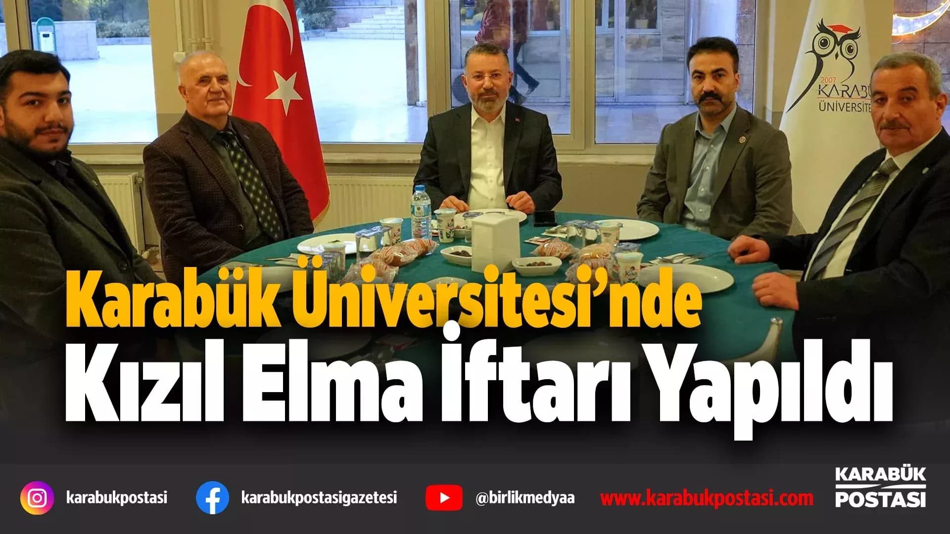KBÜ’de “Kızıl Elma İftarı” Gerçekleştirildi