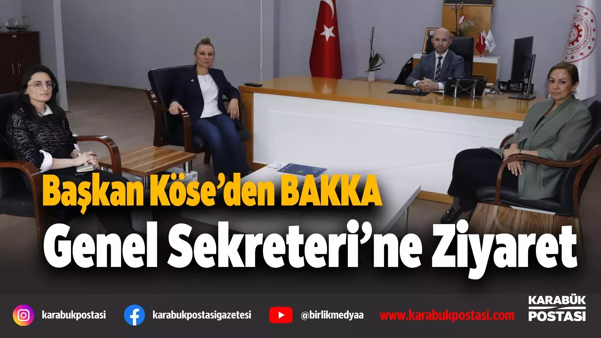 Başkan Köse’den BAKKA Genel Sekreteri Çetinkaya’ya ziyaret