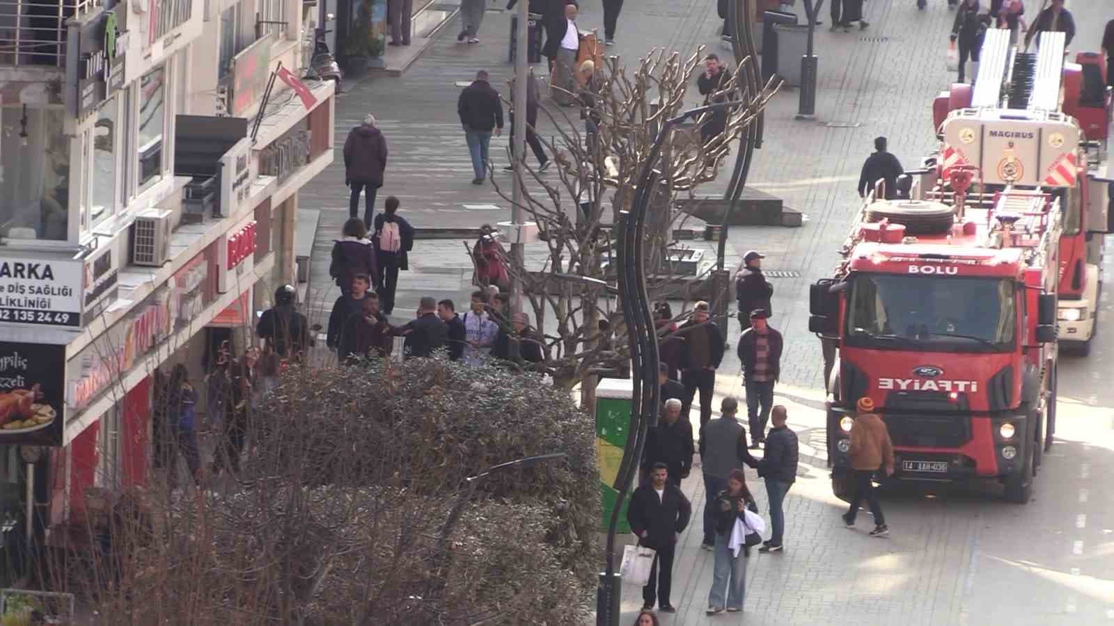 Bolu’da yanık kokusu itfaiye ekiplerini harekete geçirdi