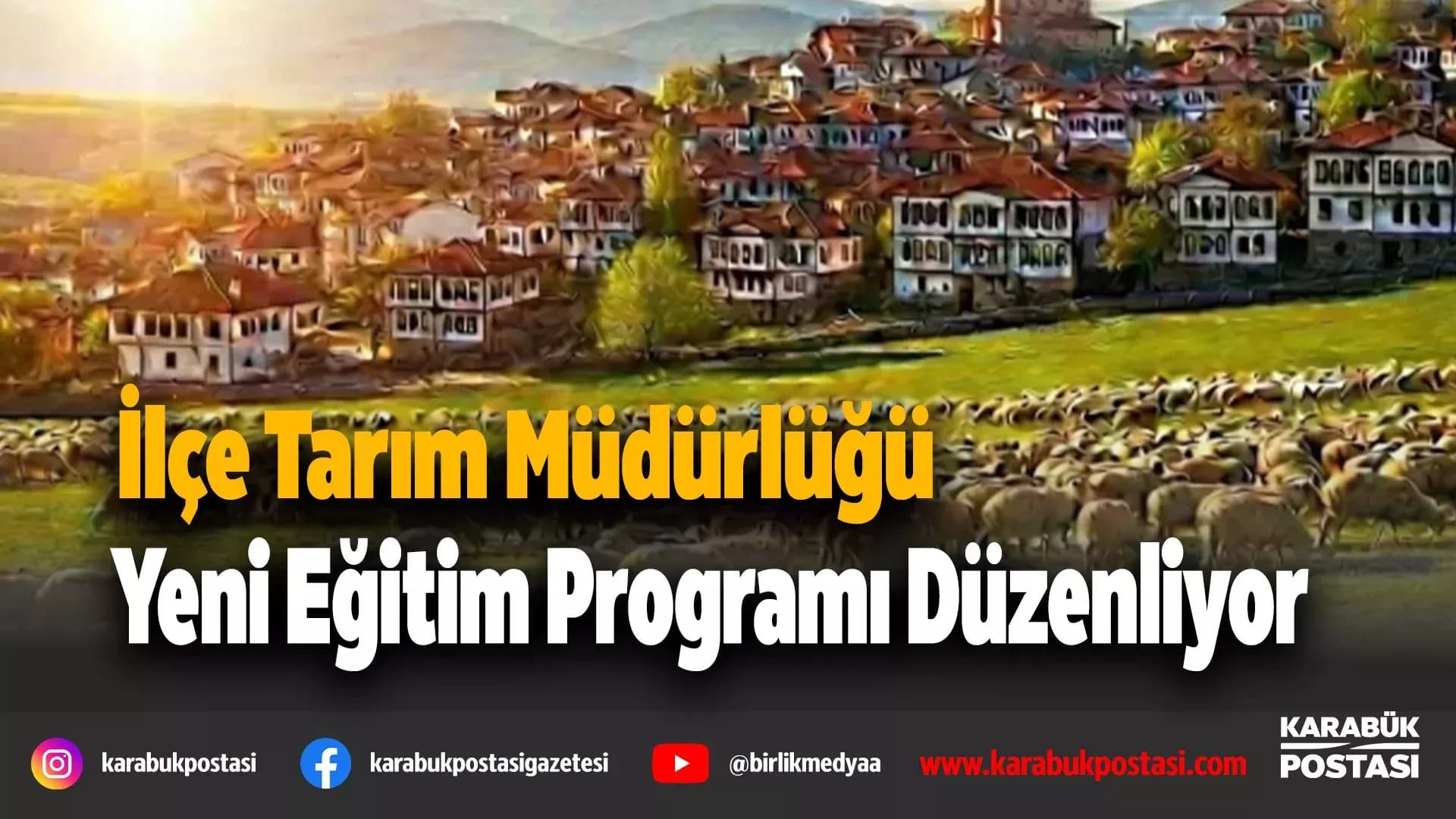 Safranbolu’da küçükbaş hayvancılık kursu başlıyor