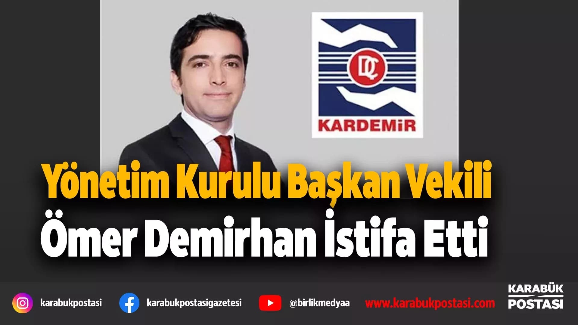 KARDEMİR’de üst düzey ayrılık