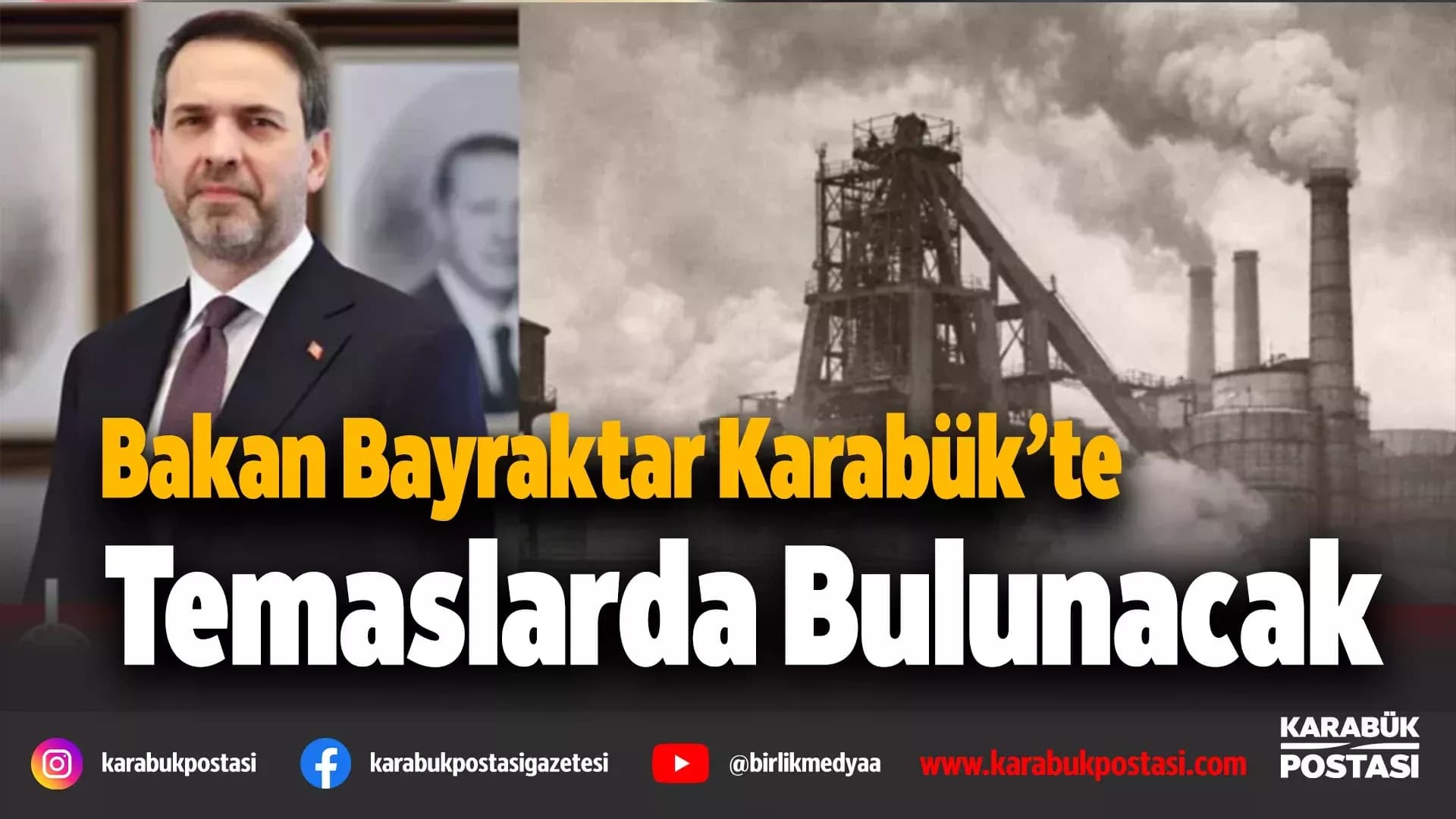 Alparslan Bayraktar Karabük’e Geliyor: Yoğun Program Dikkat Çekiyor