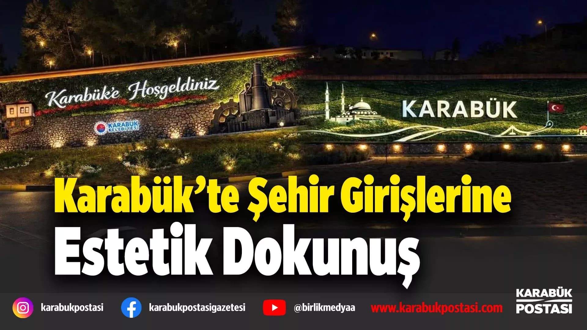 Başkan Çetinkaya: “Karabük’ün her noktasına estetik ve vizyon katıyoruz”