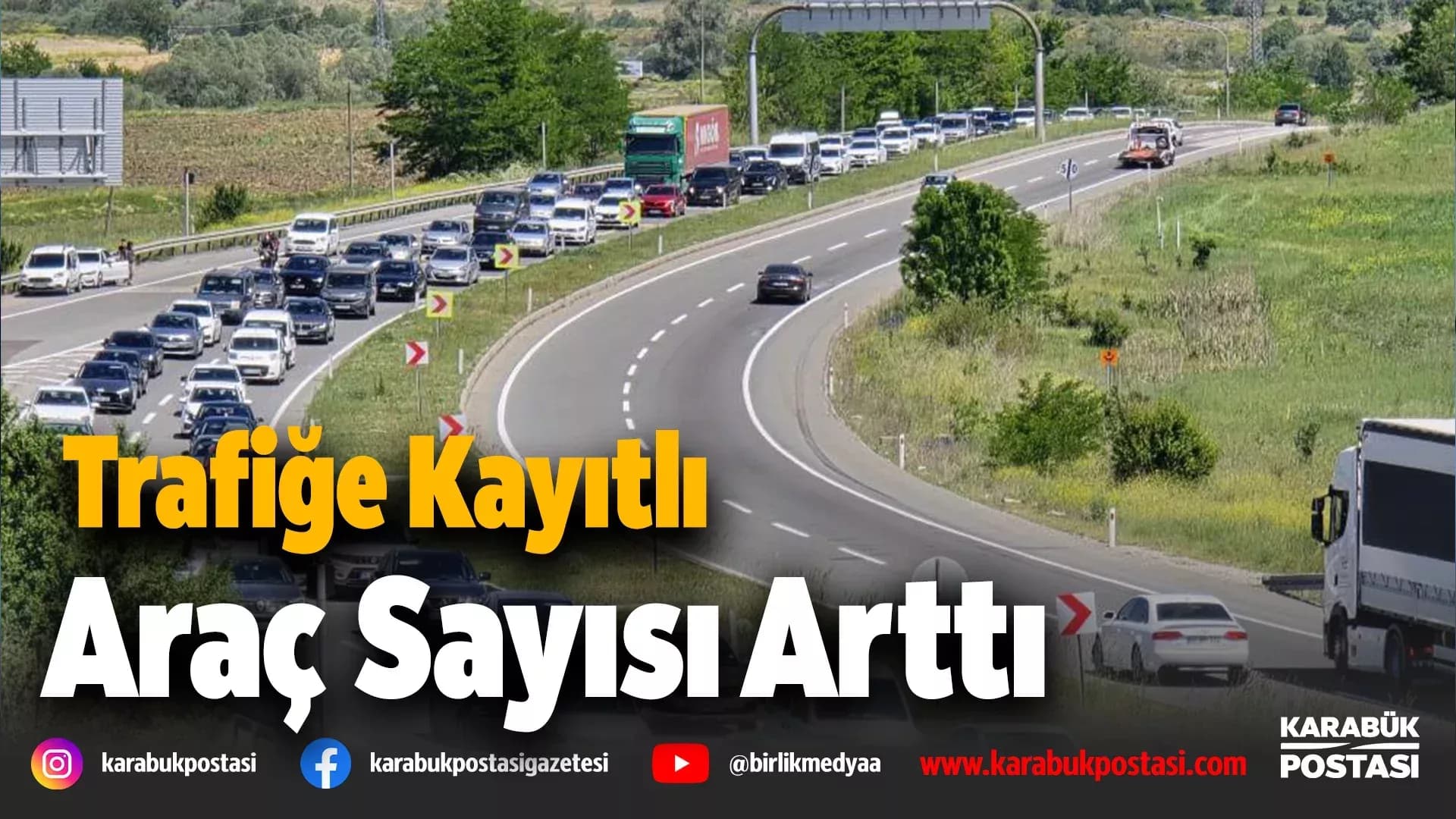 Karabük’te Mart ayında 444 araç trafiğe kayıt edildi