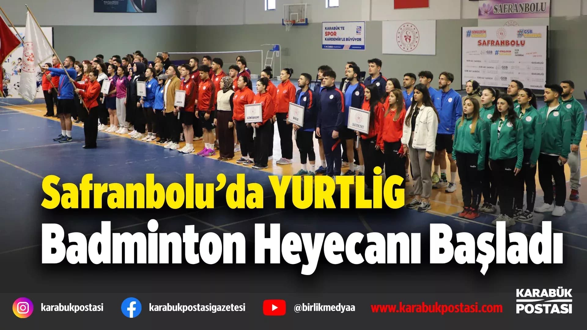YURTLİG Badminton Karadeniz Grup Müsabakaları  başladı