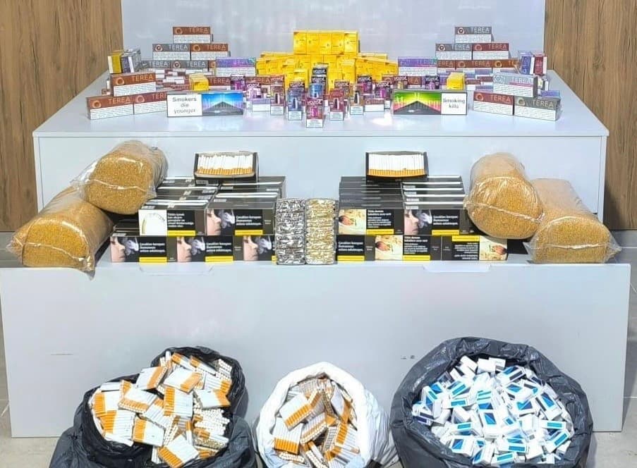Samsun’da binlerce makaron ve kaçak ürün ele geçirildi