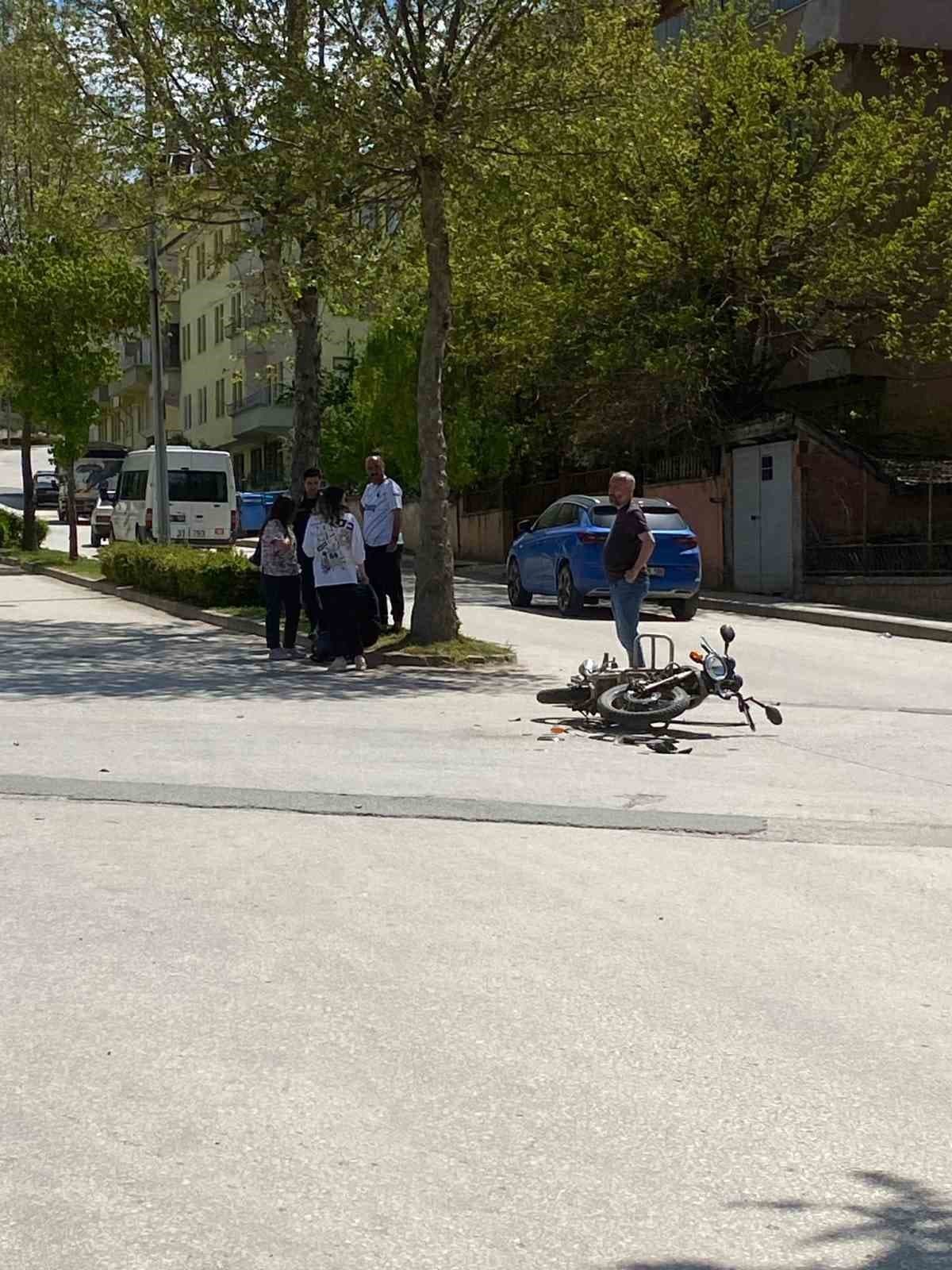 Kastamonu’da motosiklet kazası: 1 yaralı
