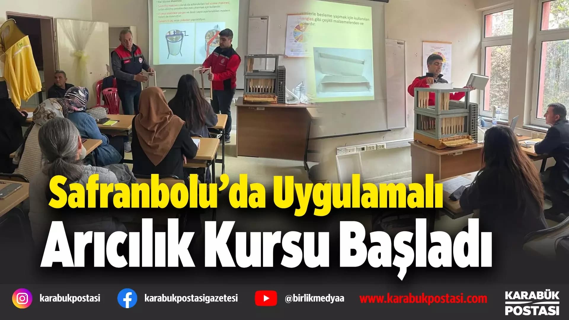 Safranbolu’da Arıcılık eğitimleri başladı