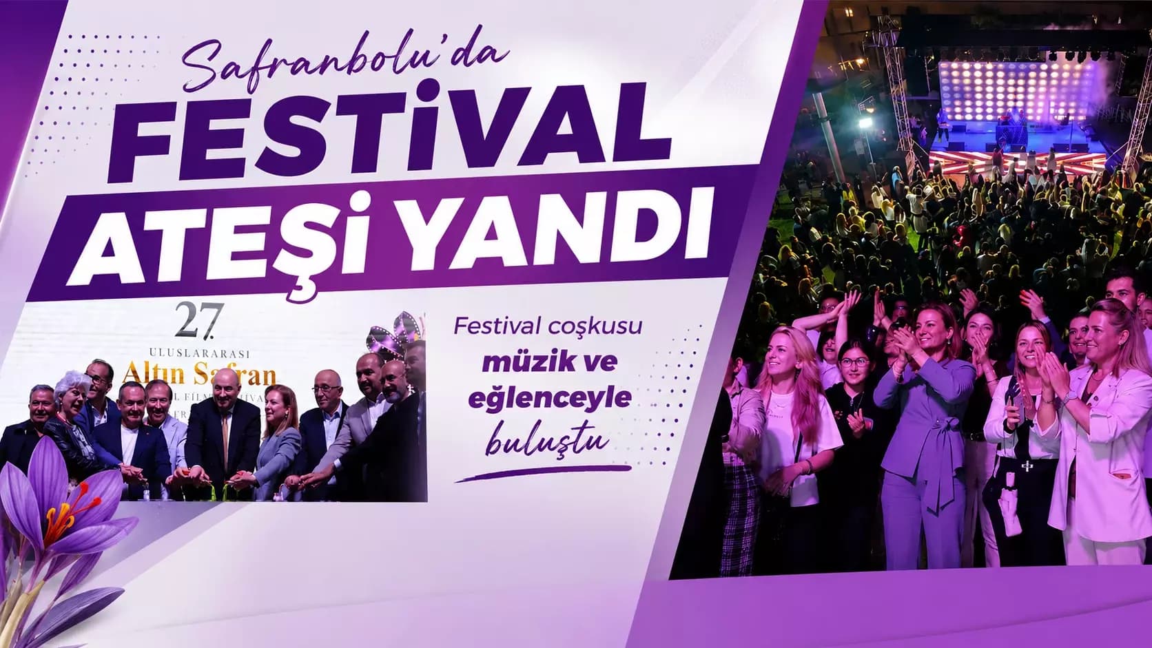 ALTIN SAFRAN’DA MEŞALE YANDI